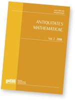 Antiquitates Mathematicae